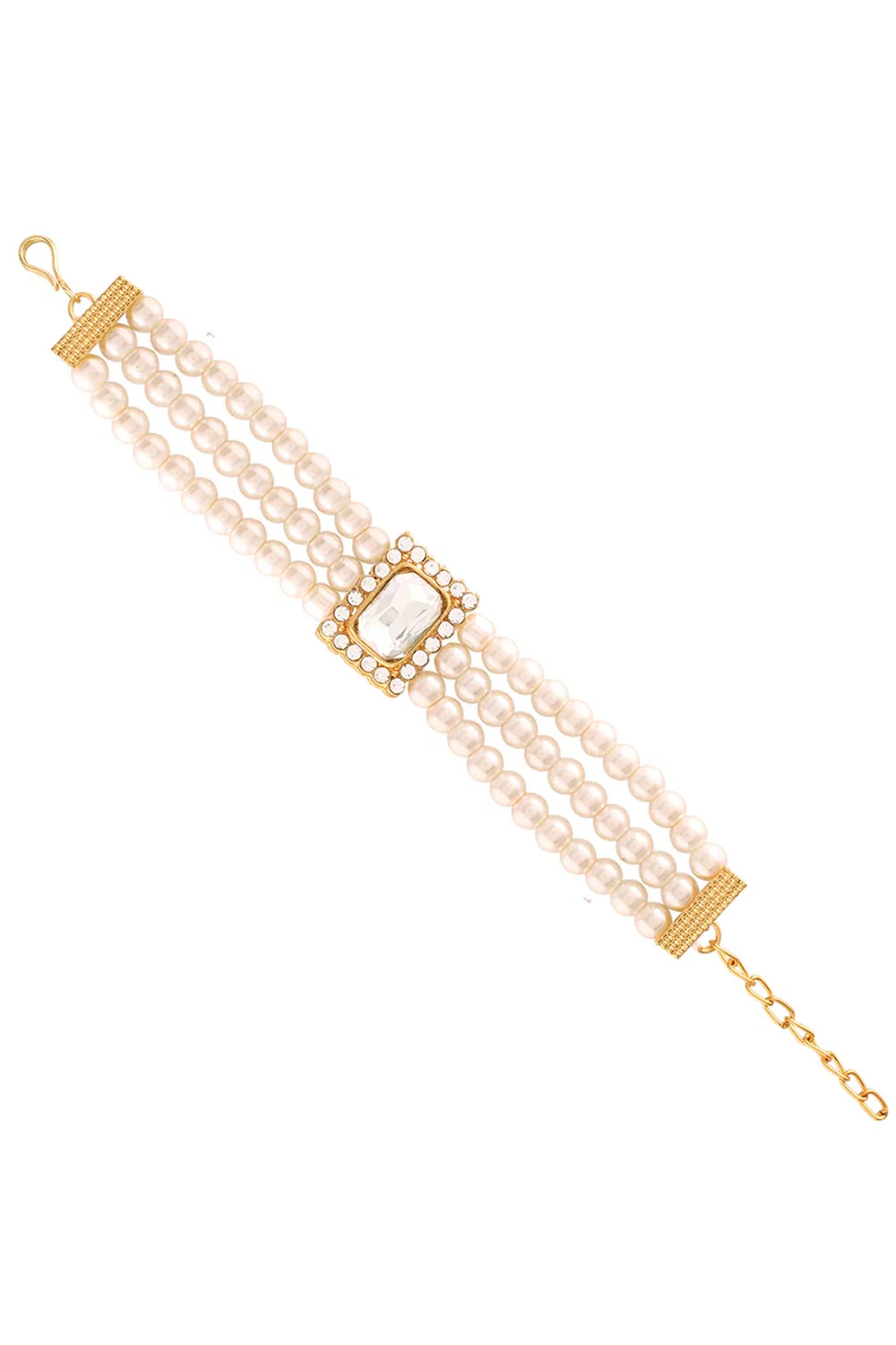 Elegant Faux Pearl Bracelet