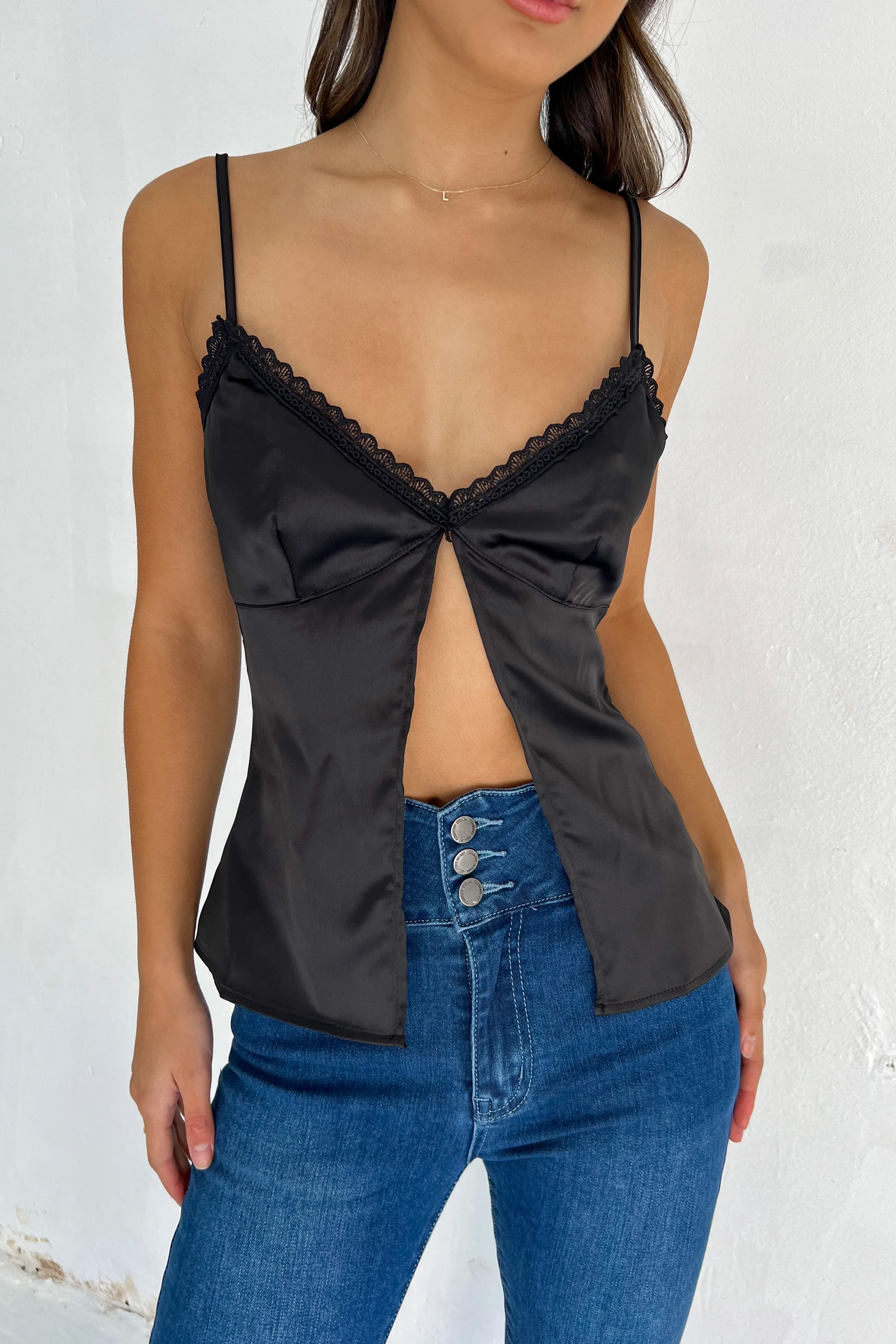 Sleek Satin Camisole Top