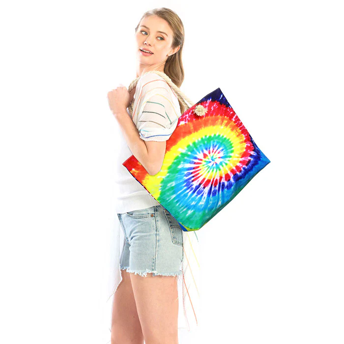 Colorful Tie-Dye Tote Bag