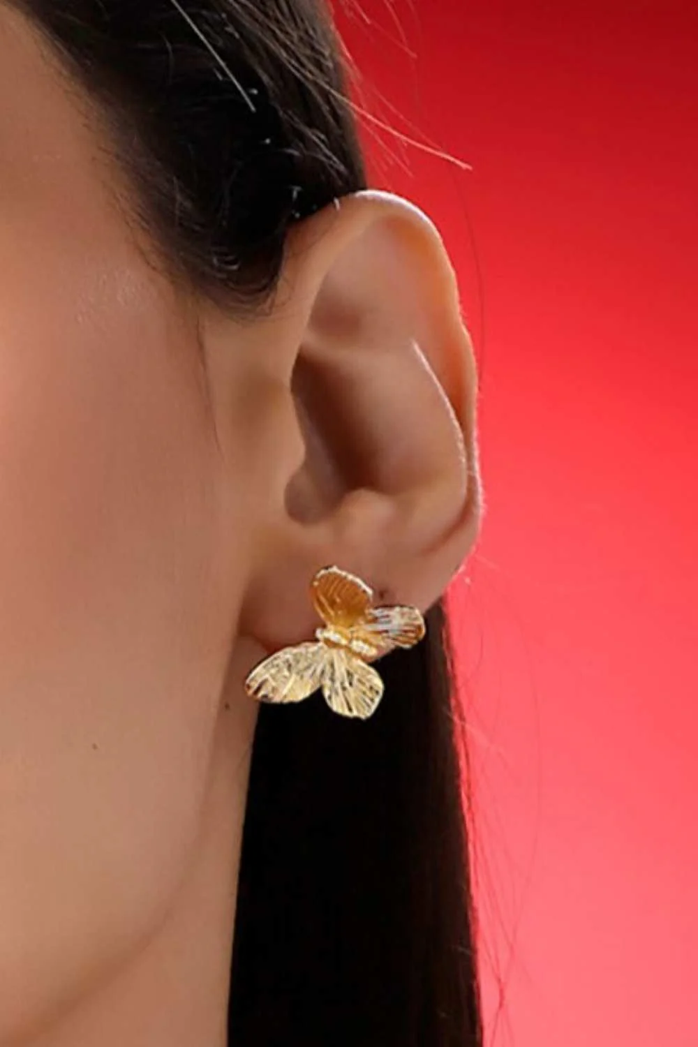 Elegant Butterfly Stud Earrings