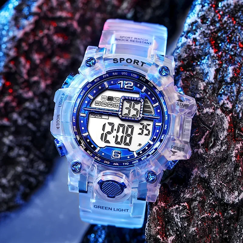 Men'S Led Digital Watches Luminous Waterproof Men Sport Watch For Man Student Date Army Military Clock Relogio Masculino