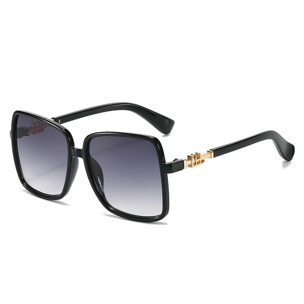 Elegant Black Square Frame Glasses
